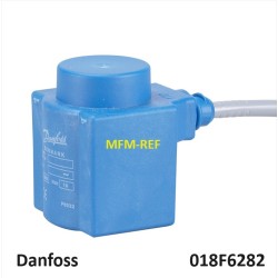 Danfoss 220-230V bobina per elettrovalvola EVR cavo 1mtr 018F6282