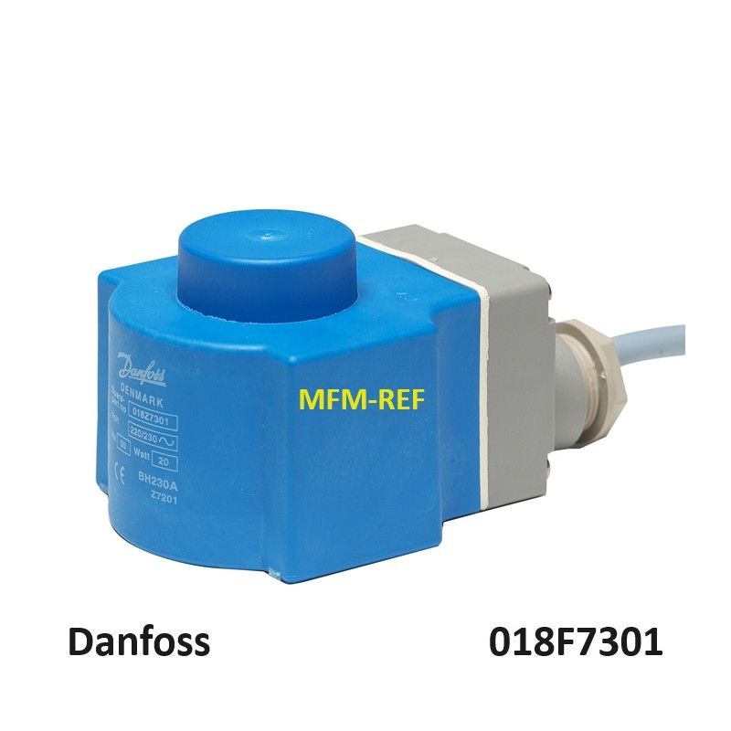 Danfoss 230V 018F7301spoel voor EVR magneetafsluiter