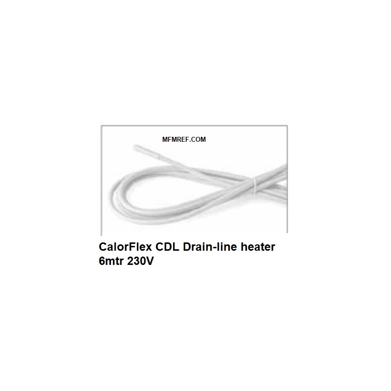 Defrost heating CalorFlex for freezer drain pipes internally 5meter