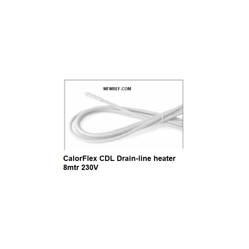 Defrost heating CalorFlex for freezer drain pipes internally 9meter