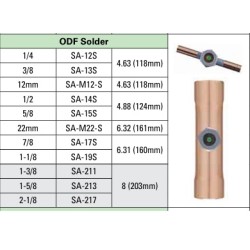 SA-211 Sporlan kijkglas met vochtindicator 1.3/8 ODF