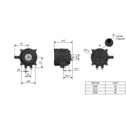 CE-15 FMI MOTORES ELETRÔNICOS 15 Watt 220/240V 50/60Hz ATEX