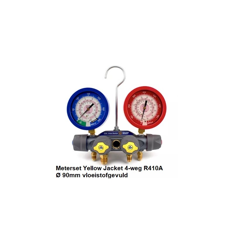 Meter set Yellow Jacket 4-way meter set 49901 TITAN™ R448A-R449A-R452A