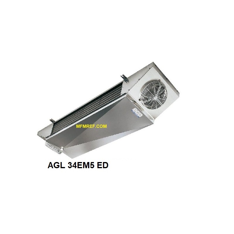 AGL34EM5ED ECO enfriador de aire de doble banda espaciamiento Fin: 5mm