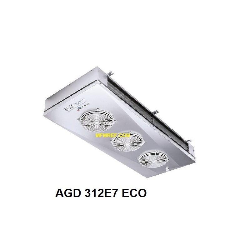 ECO AGD312E7 enfriador de aire de doble banda espaciamiento Fin: 7 mm