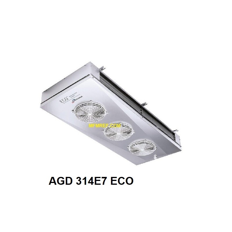 ECO: AGD314E7 double-throw air cooler Fin spacing: 7 mm