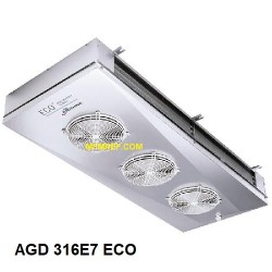 AGD 316E7 ECO enfriador de aire de doble banda 7mm sans dégivrage