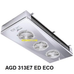 ECO AGD 313E7 ED refroidisseur d'air à double jet 7 mm avec dégivrage