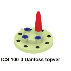 ICS 100-3 Danfoss 3-port 3-control valve  servo-controlled 027H7123