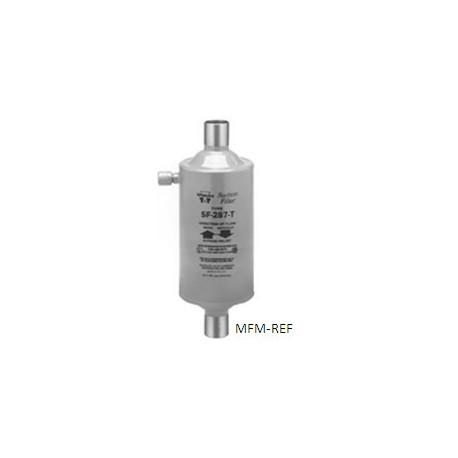 SF-285-T  Sporlan 5/8 ODF suction line filter Closed model with pressure gauge connection