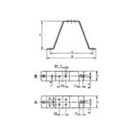staffa di montaggio ﻿ 123mm M4Q045CA0141+CA0375  ﻿EBM