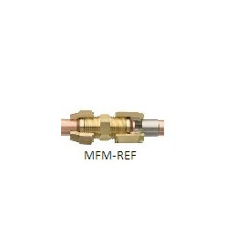 FA-3 x 2  solda de aço inoxidável/CU "SAE x 1/4" ODF gradiente conexão 3/8 + anel