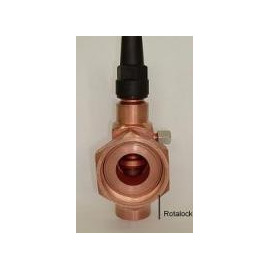 2 1/4" - 12 UNF Rotalock afsluiter 1.5/8" voor intrede van F902N/F1052T