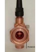 Rotalock universal valves for refrigeration
